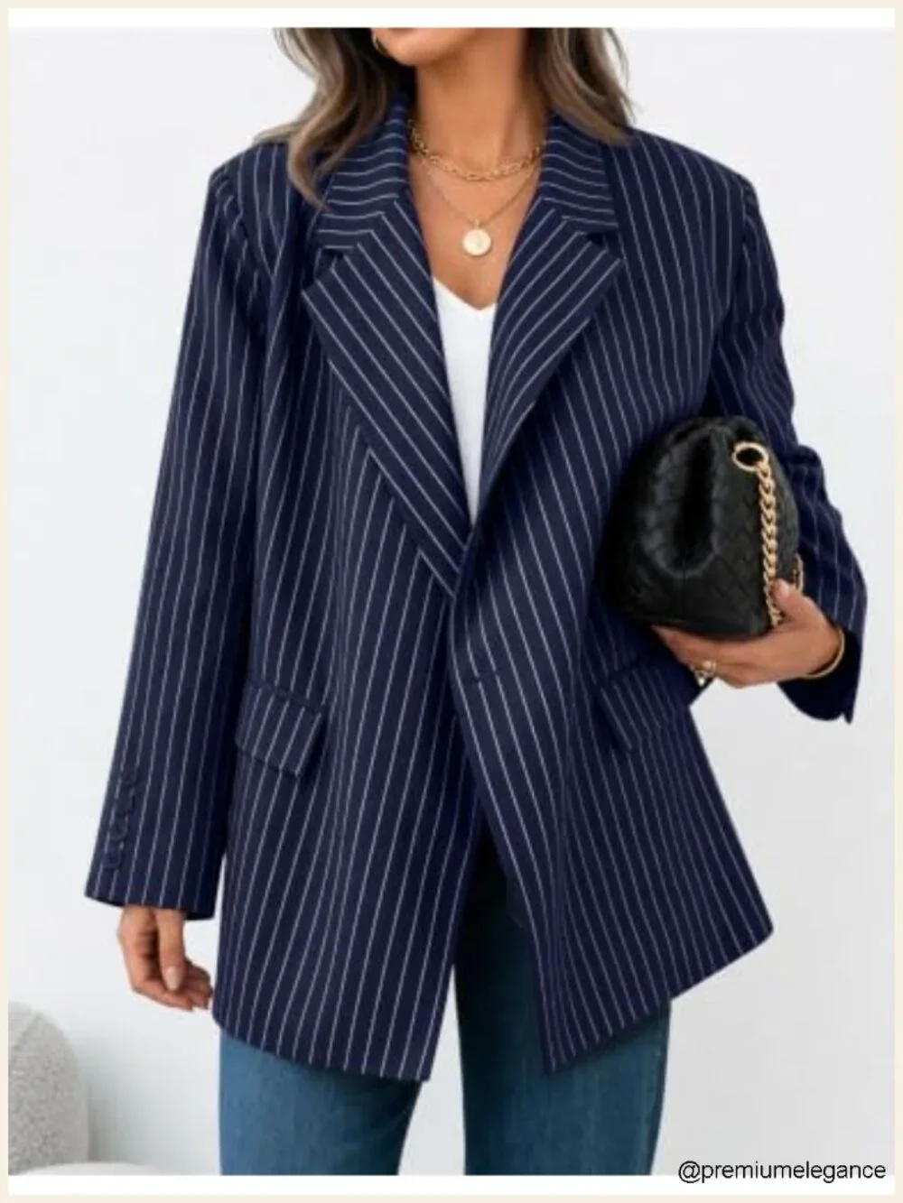 N/A chic striped